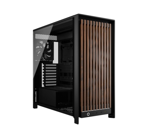 Corsair FRAME 5000D WOOD RS Midi Tower Black, Walnut