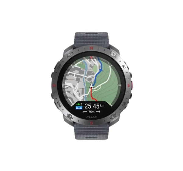 Polar Grit X2 Pro 3.53 cm (1.39") AMOLED Digital 454 x 454 pixels Touchscreen Grey GPS (satellite)