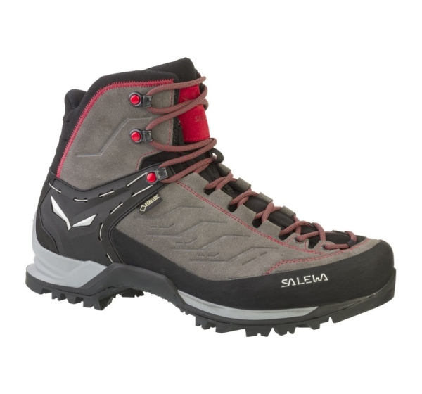 Salewa MTN Trainer Mid GTX Male Adult Charcoal, Grey, Red
