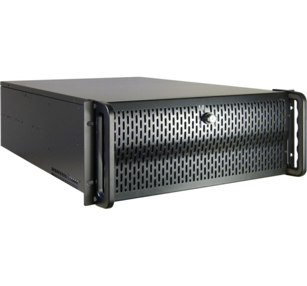 Inter-Tech IPC 4U-4129L Rack Metallic, Silver