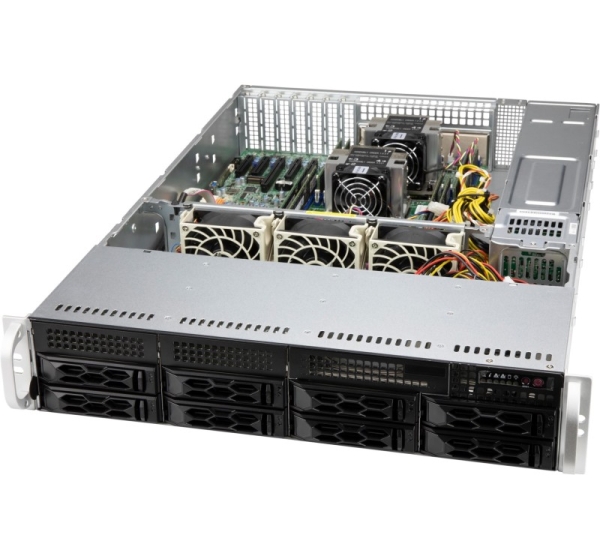 Supermicro CSE-LA25TQC-R609LP computer case Rack Black 600 W