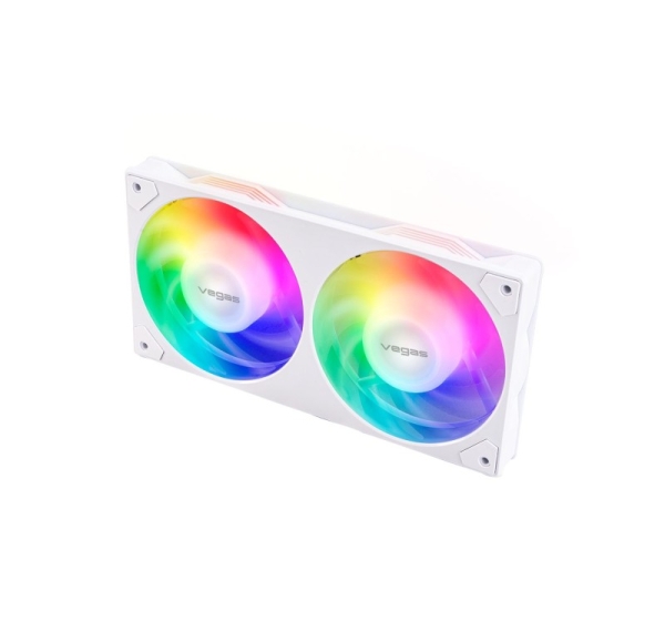 Akasa VEGAS A24 Computer case, Processor Fan 12 cm White 1 pc(s)