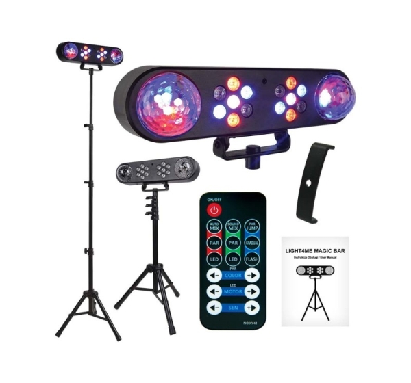 LIGHT4ME MAGIC BAR disco ball LED PAR effect + stand