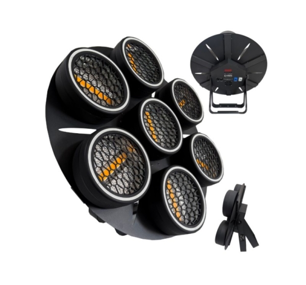 EVOLIGHTS LUMEN 7 RING 7x30W WW + 224x0,5W/31x0,2W