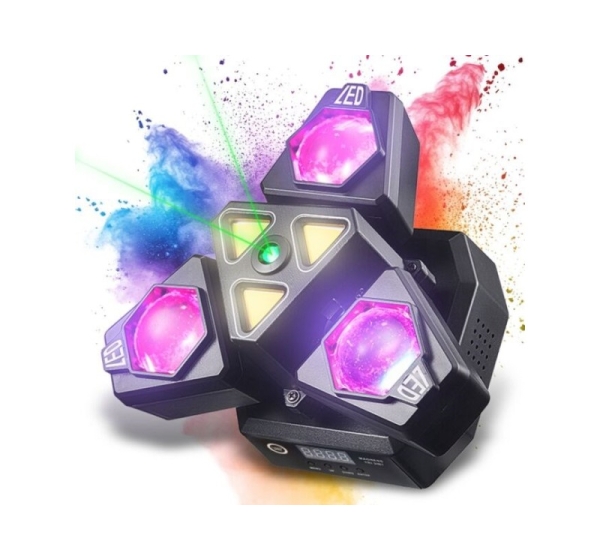 LIGHT4ME MADNESS TRI 3IN1 ruchomy multiefekt oświe