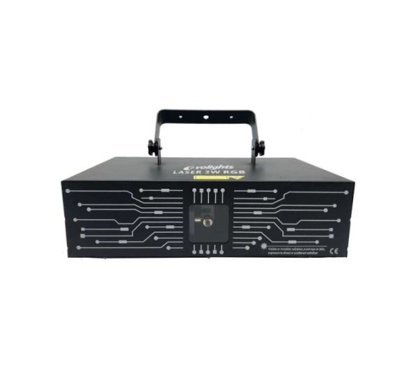 EVOLIGHTS LASER 3W RGB professional stage axles