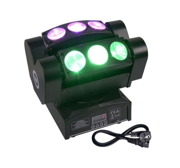 LIGHT4ME SPIDER HEAD 6x10 disco effect movement head