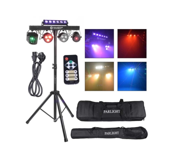 LIGHT4ME BEAM LASER STROBE LED PAR DERBY UV I