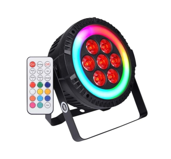 LIGHT4ME RINGO PAR Stage Spotlight with Ring