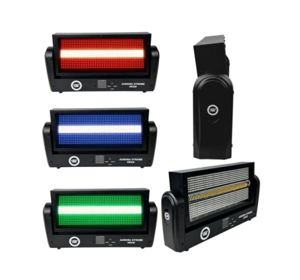 LIGHT4ME AURORA STROBE HEAD ruchomy stroboskop sce