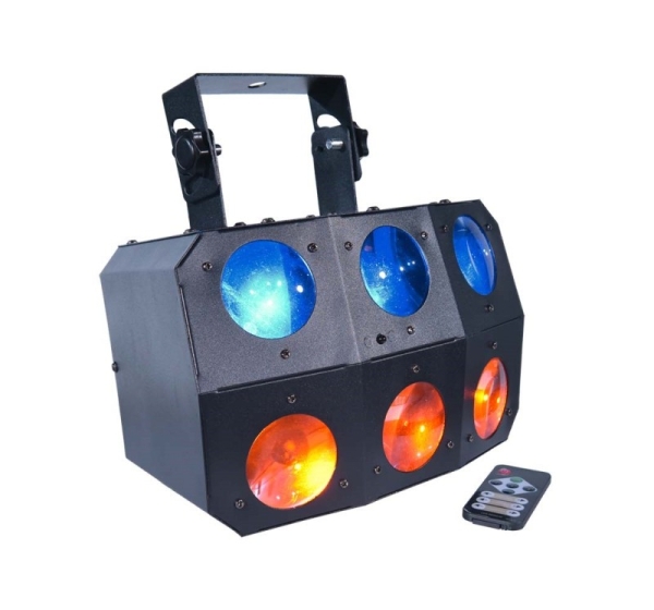 LIGHT4ME SIX EYE BEAM strong LED beam effect + REMOTE CONTROL