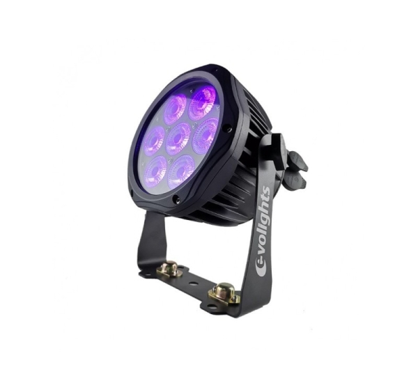Lighting EVOLIGHTS GLACIER 7 LED PAR 7x10W RGBWA-U