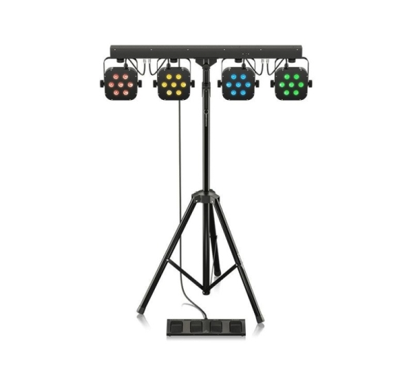 Behringer STAGE TRI LED BUNDLE ST1 Zestaw 4xLEDPAR z kontrolerem + statyw