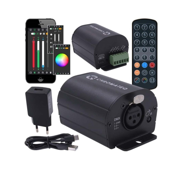 CHROMATEQ CLUB 512 DMX controller interface + remote control