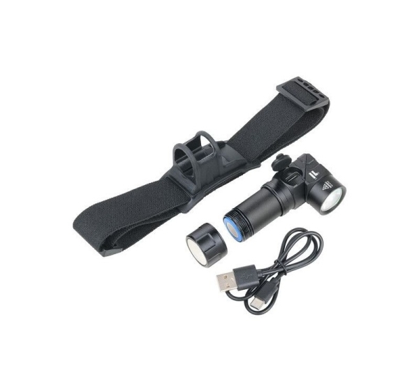 TROIKA ECO KNICKLICHT MICRO Black Hand flashlight + Headband flashlight SMD LED