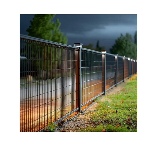 GreenBlue GB128 LED Fence Post Solar Lamp 100*100 with Dusk Sensor