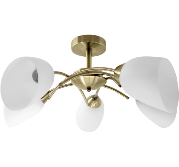 Classic ceiling chandelier pendant lamp Activejet NIKITA Patina 5xE27 for living room