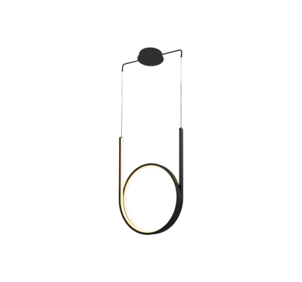 LUMINAIRE PENDANT 48W LED BLACK 2880LM