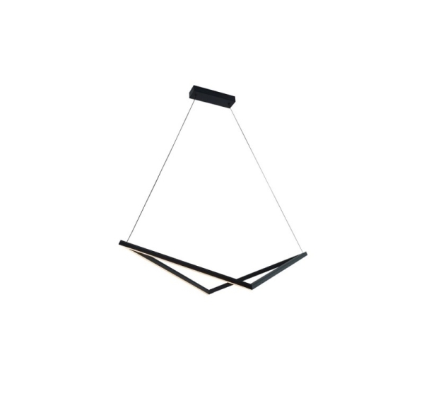 LUMINAIRE PENDANT 32W LED BLACK 1920LM