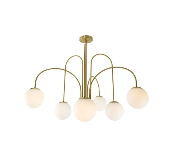 Pendant light KAFF 6XE27 gold