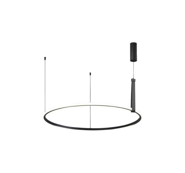 LUMINAIRE PENDANT 42W LED D90CM BLACK