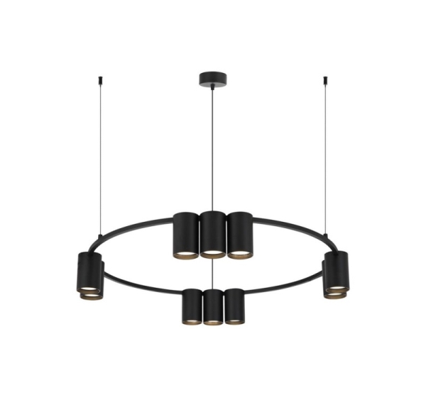 PENDANT LIGHT PORI 10XGU10 ML0373 BLACK