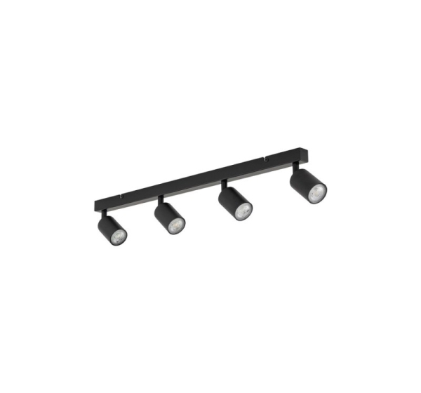 LAMP SPOT LIGHT TOP GU10 4X10W BK