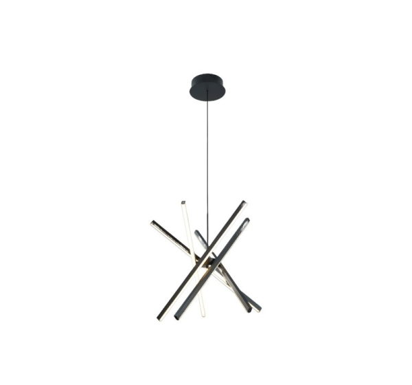 PENDANT LED LIGHT SIBIU 48W 4000K BLACK
