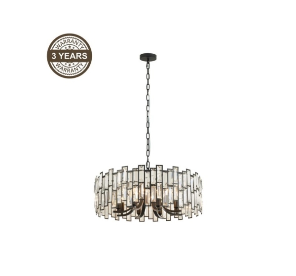 Pendant luminaire 2200027L 8XE14 gold
