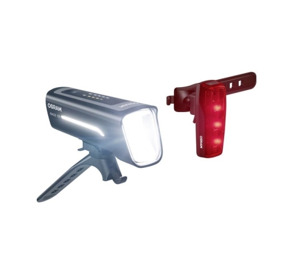 Bike Lamp LEDs BIKE RACE, light color: white/red