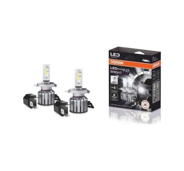 LED bulb set 2pcs H19/H4 12V 15W P43T/PU43t-3