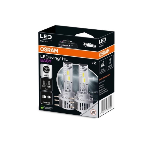LIGHT LED EASY H15 12V 23W 2PCS