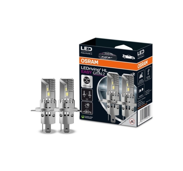 OSRAM LED H4/H19 12V 1400/1800LM 2PCS