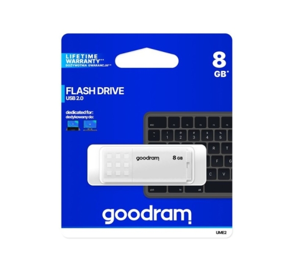 Goodram USB flash drive UME2 8 GB USB Type-A 2.0 White