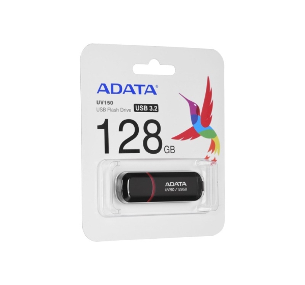 ADATA AUV150-128G-RBK USB flash drive 128 GB USB Type-A 3.2 Gen 1 (3.1 Gen 1) Black
