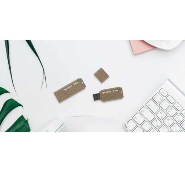 GOODRAM FLASHDRIVE 64 GB ECO FRIENDLY USB 3.0 RE