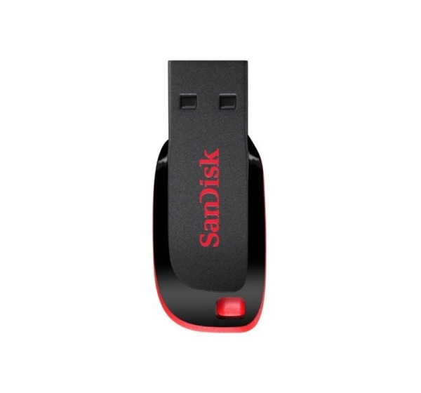 SanDisk Cruzer Blade USB flash drive 128 GB USB Type-A 2.0 Black, Red
