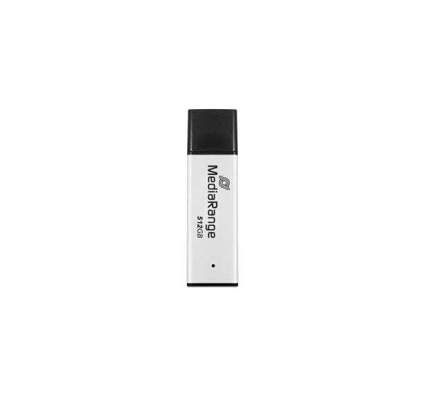 MediaRange MR1904 USB flash drive 512 GB USB Type-A 3.2 Gen 1 (3.1 Gen 1) Black, Silver