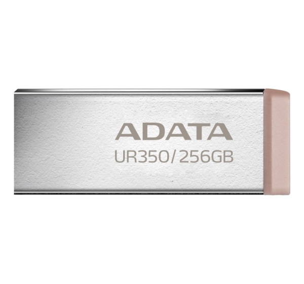 ADATA UR350 USB flash drive 256 GB USB Type-A 3.2 Gen 1 (3.1 Gen 1) Brown, Stainless steel