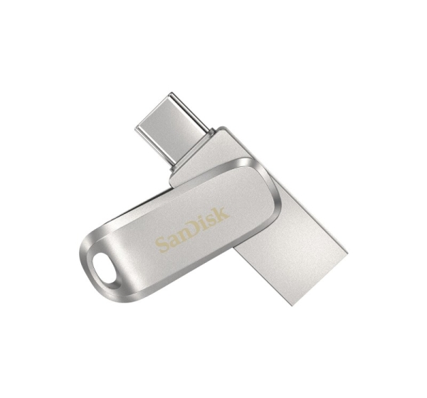 SanDisk Ultra Dual Drive Luxe USB flash drive 1000 GB USB Type-A / USB Type-C 3.2 Gen 1 (3.1 Gen 1) Stainless steel