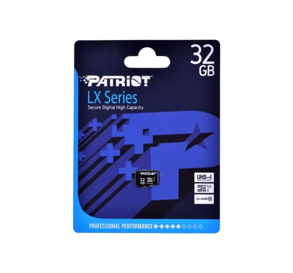 Patriot Memory PSF32GMDC10 memory card 32 GB MicroSDHC UHS-I Class 10