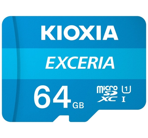 Kioxia Exceria memory card 64 GB MicroSDXC Class 10 UHS-I