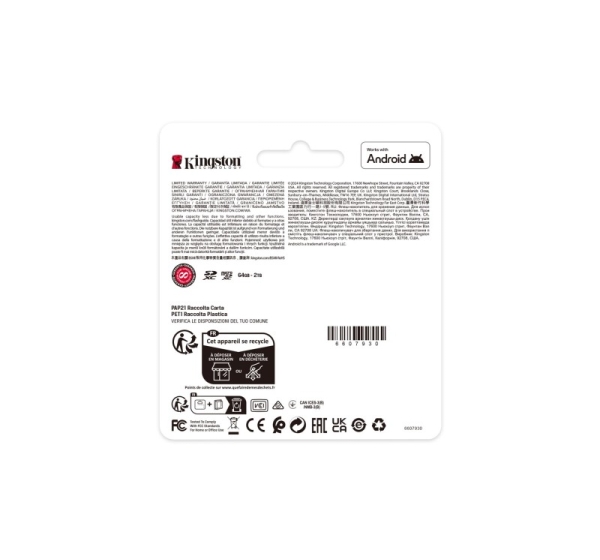 Kingston Technology 128GB SDXC Canvas Select Plus Gen3 150MB/s C10 UHS-I U1 V10