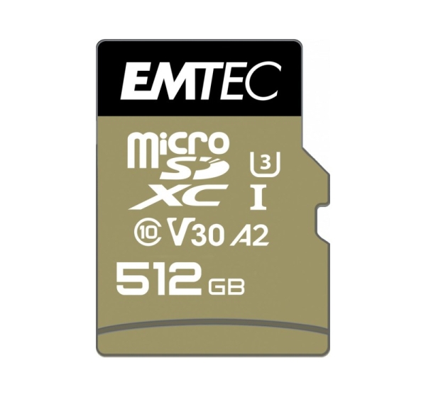 Emtec ECMSDM512GXC10SP memory card 512 GB MicroSDXC UHS-I Class 10