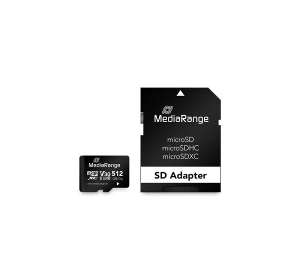 MediaRange MR947 memory card 512 GB MicroSDXC UHS-I Class 10