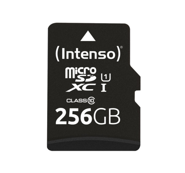 Intenso microSD 256GB UHS-I Perf CL10| Performance Class 10