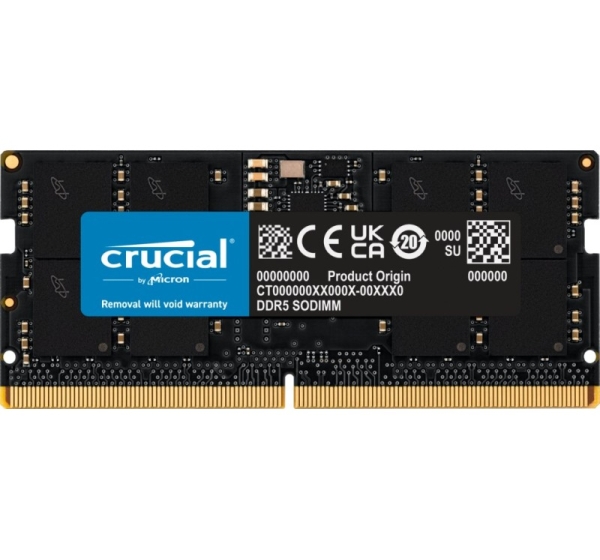 Crucial 16GB DDR5-4800 SODIMM CL40