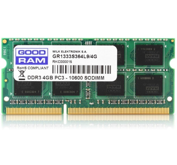 Goodram 4GB DDR3 PC3-12800 memory module 1600 MHz