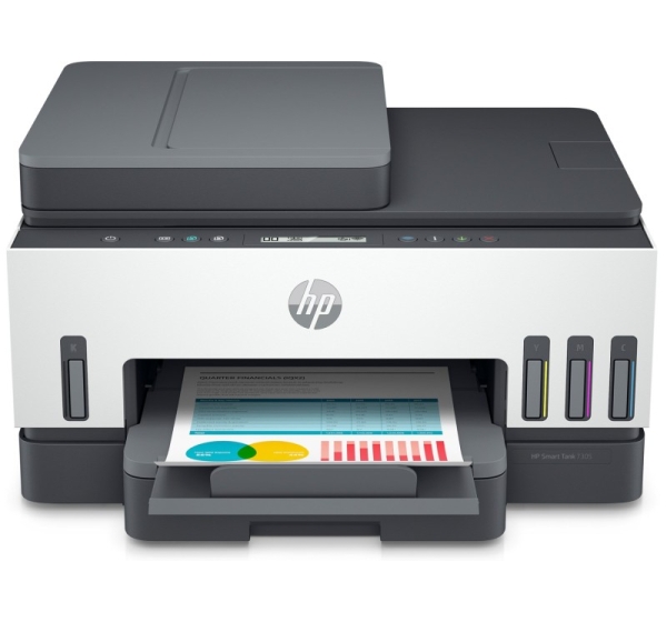 HP Smart Tank 7305 Wireless All-in-One Color Printer, Two-sided printing; Copier, Scanner