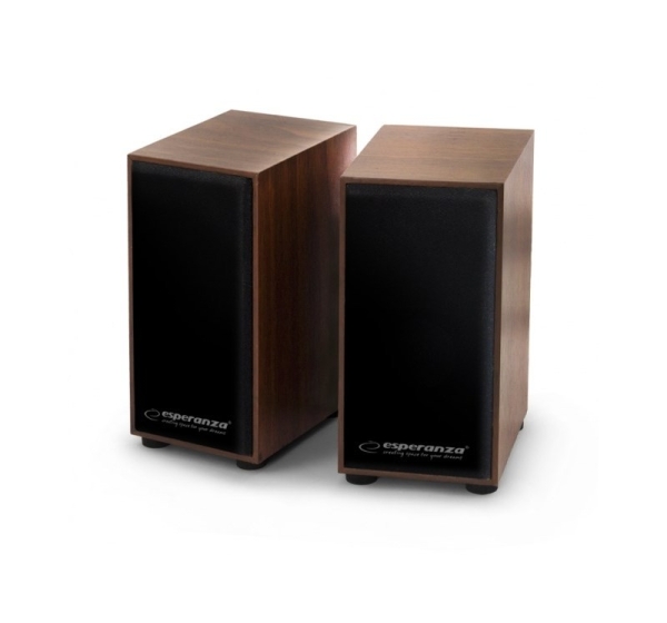 Esperanza 2.0 FOLK speaker set 2.0 channels 6 W Wood